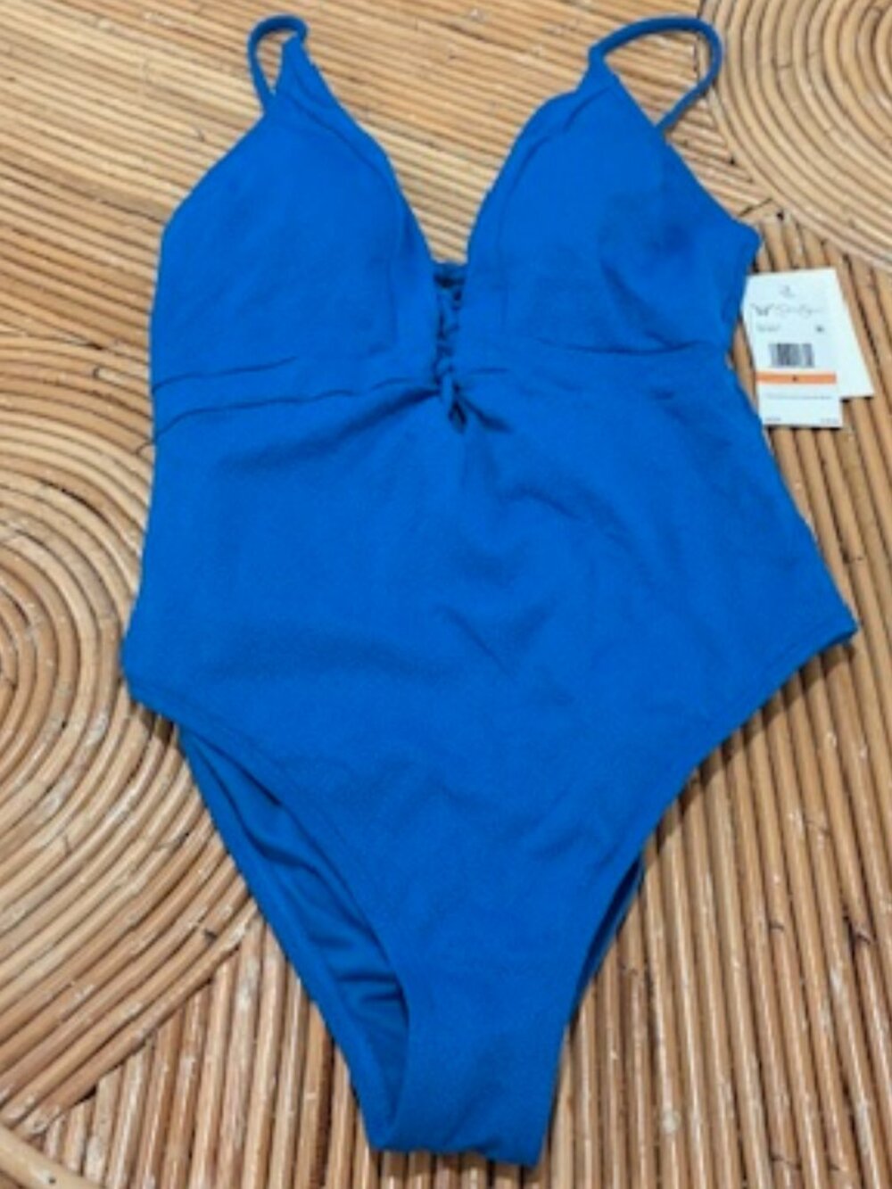 Jessica Simpson Blue One Piece Swimsuit